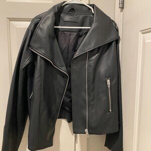 Womens Black Leather Jacket Size XL BlankNYC